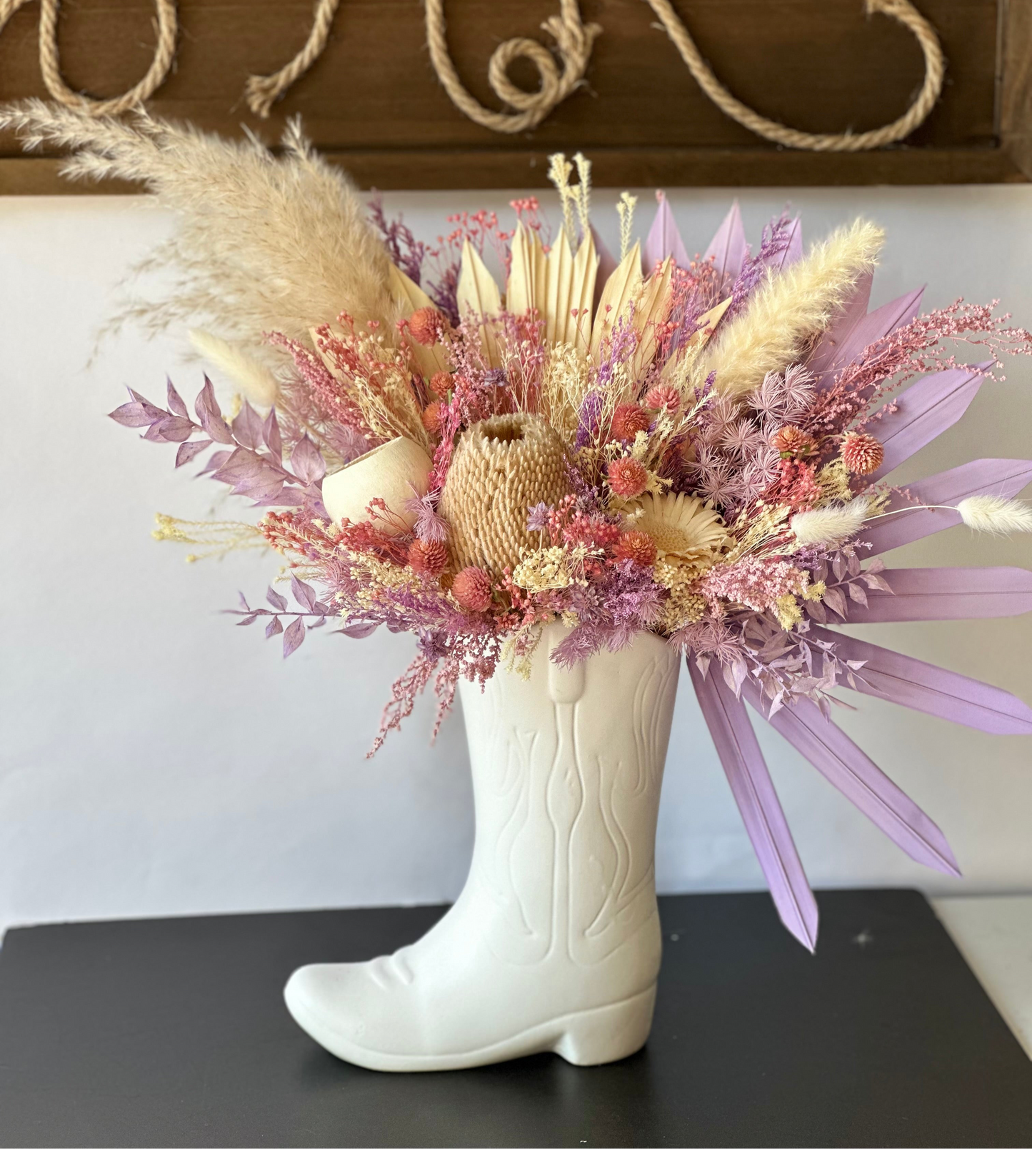 Everlasting Floral Boot-que