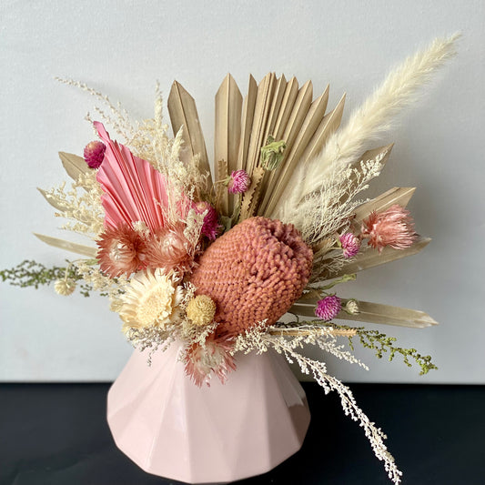 Vase: Blush Geometric