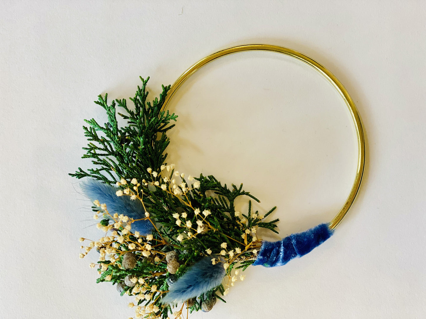 Dried Floral Wreath - 4”