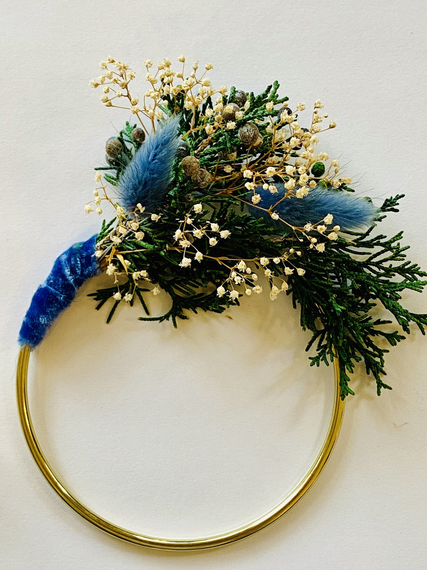 Dried Floral Wreath - 4”