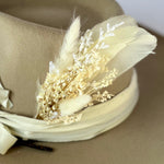 Floral & Feather Hat pin