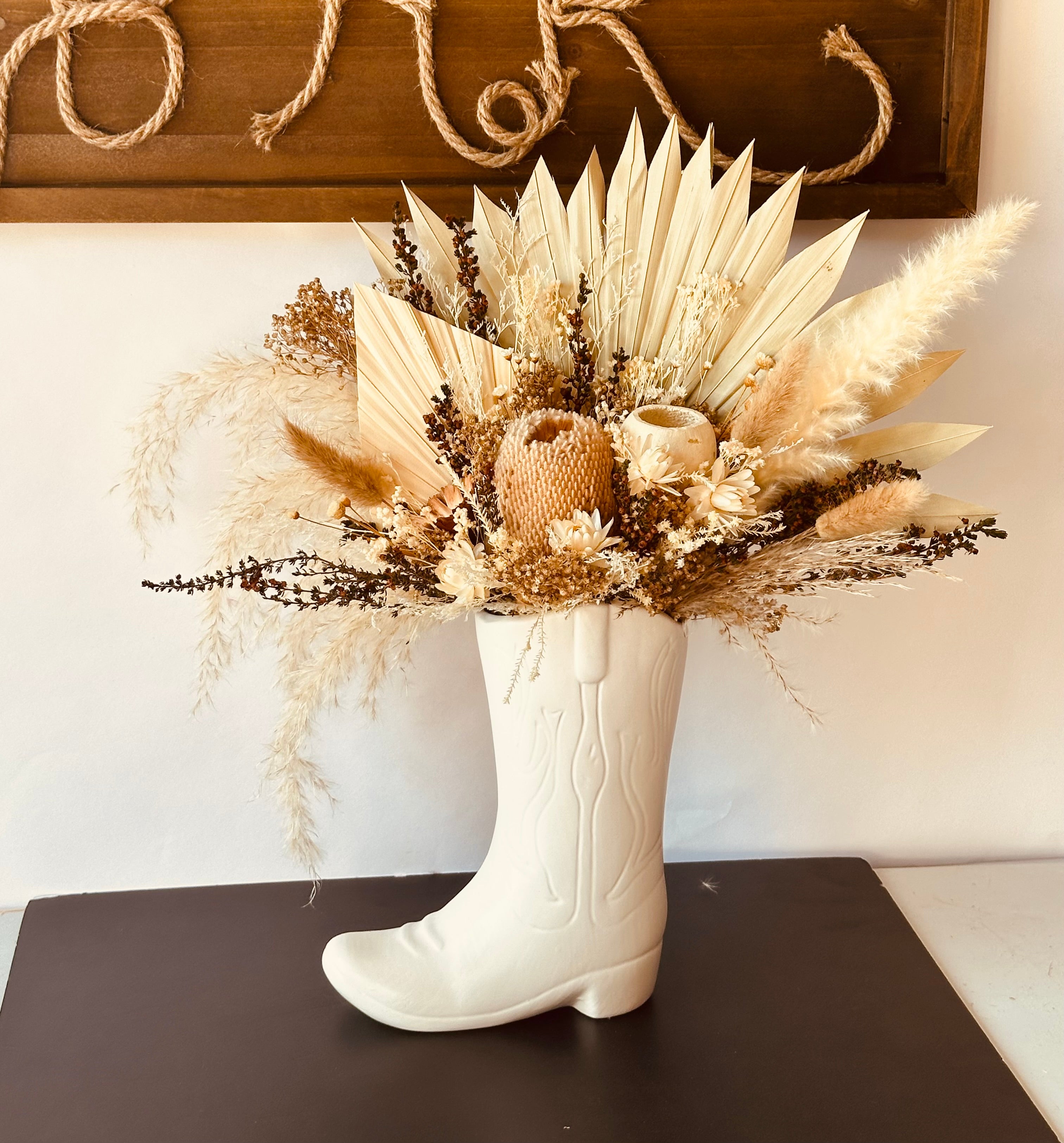 Everlasting Floral Boot-que