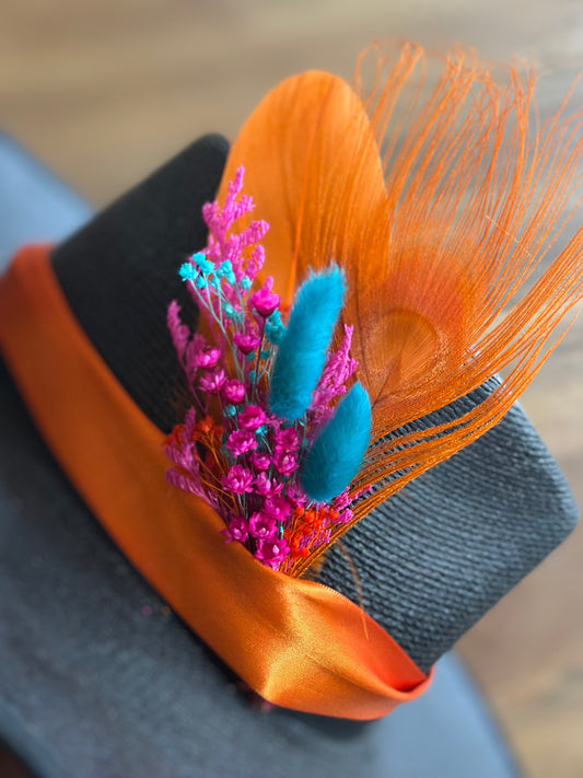 Floral & Feather Hat Pins