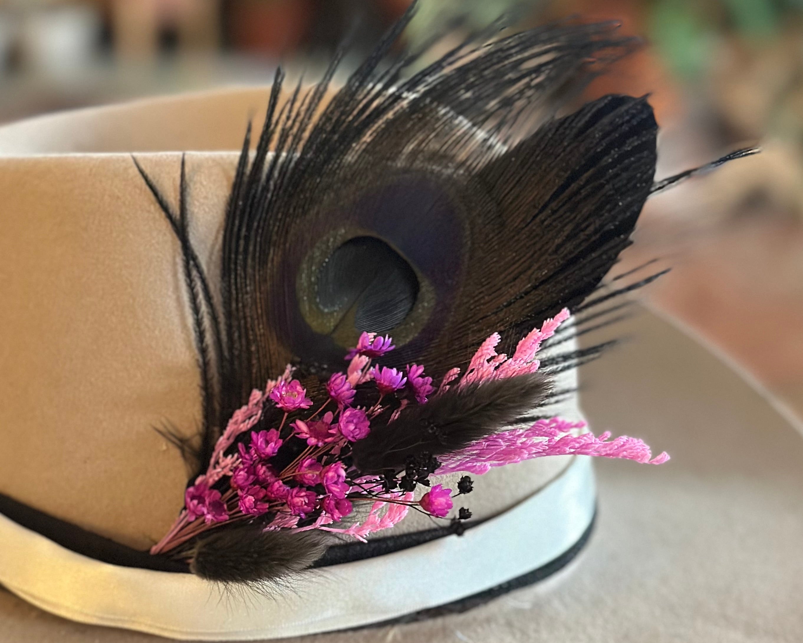 Floral & Feather Hat Pins