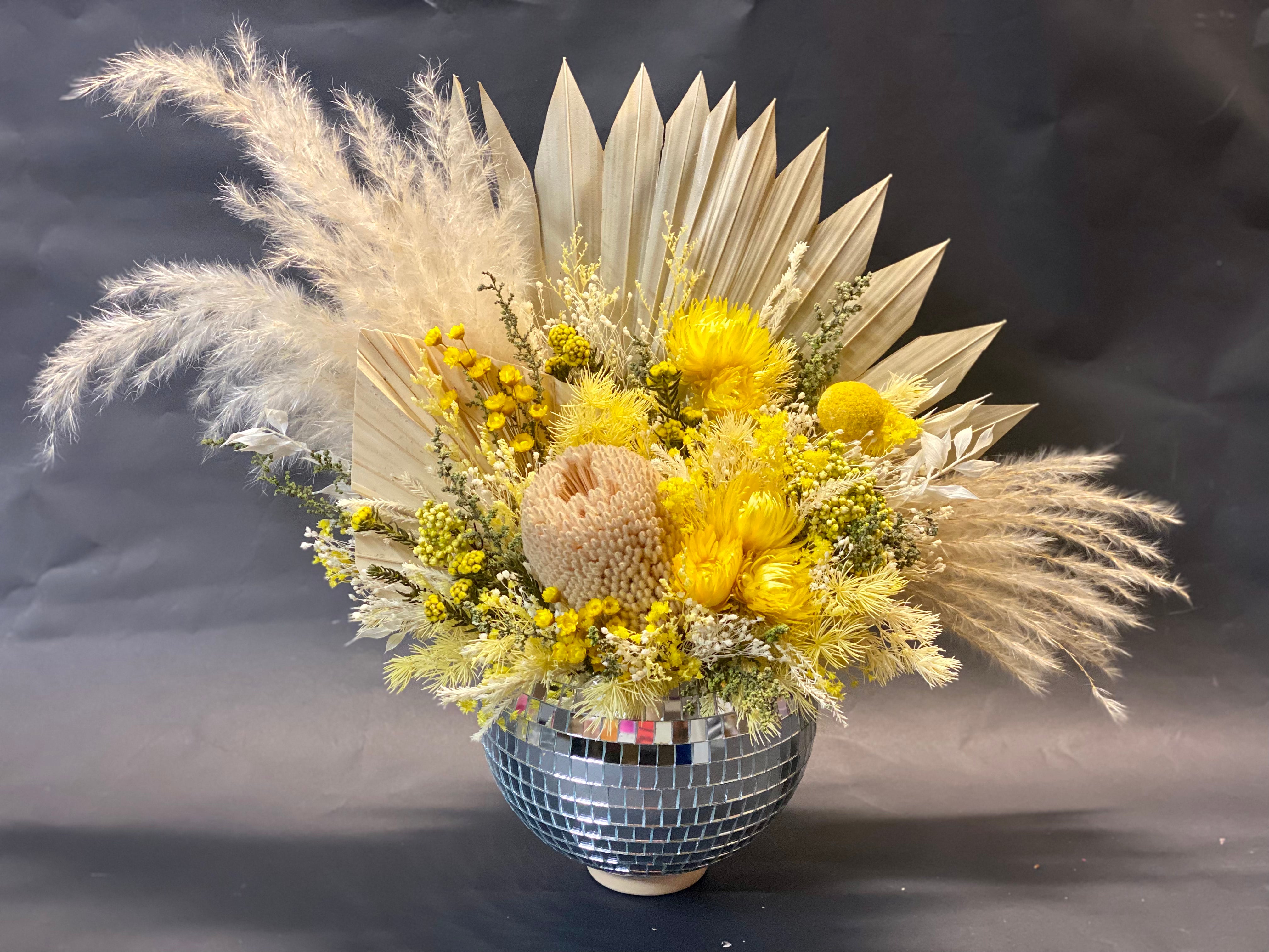 Disco Ball Arrangement  - 6"