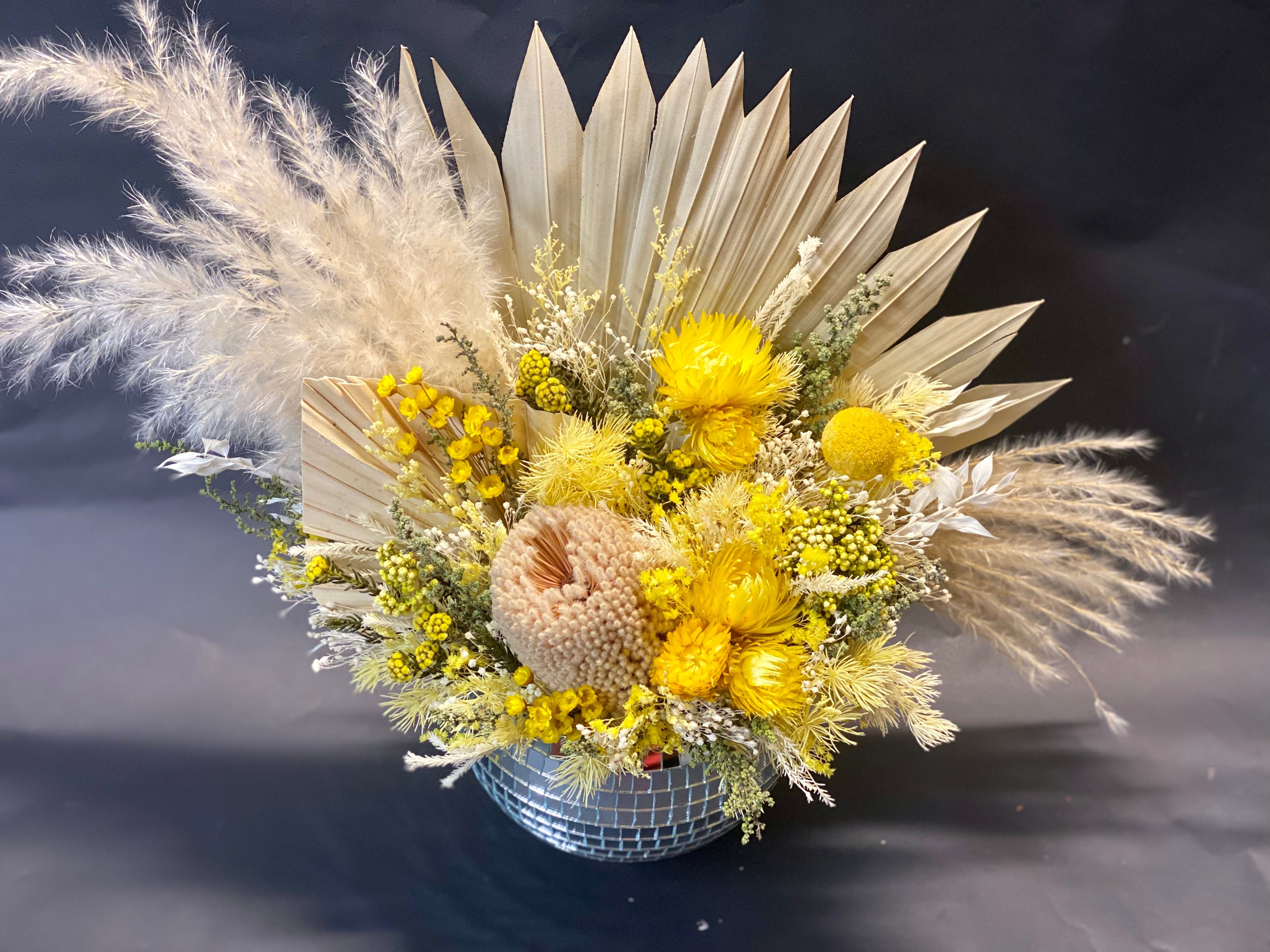 Disco Ball Arrangement  - 6"