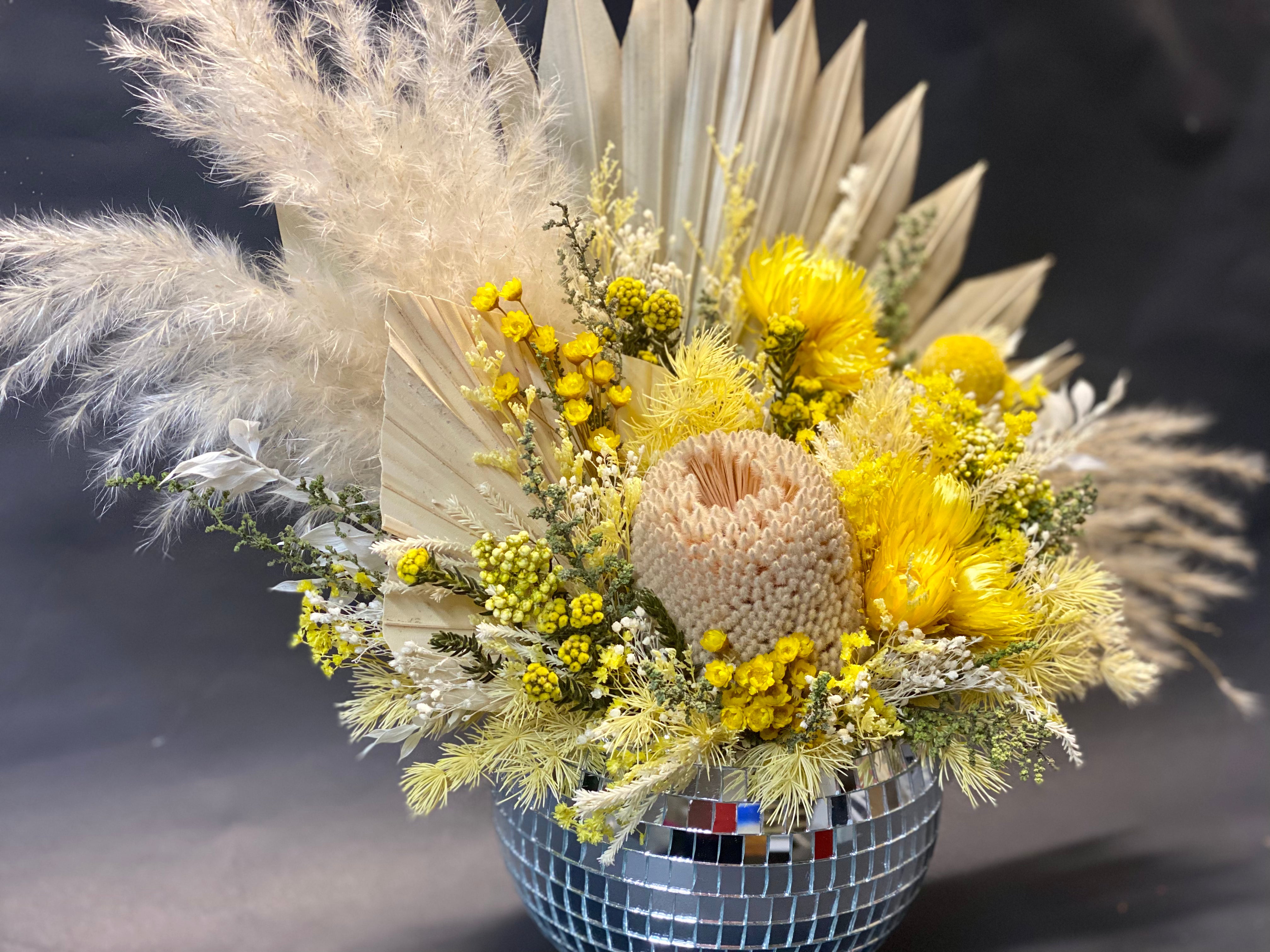 Disco Ball Arrangement  - 6"