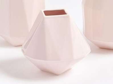 Vase: Blush Geometric